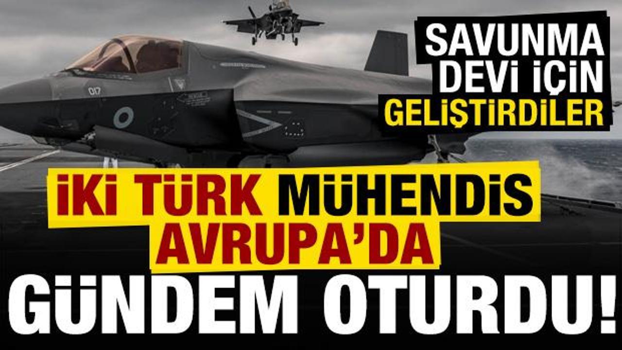 İki Türk mühendis İngiltere’de gündeme oturdu! Savaş uçakları için geliştirdiler…